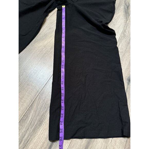 Eileen Fisher Womens Wide-Leg Black Pants Size 8 Viscose Blend Cropped - Picture 3 of 8